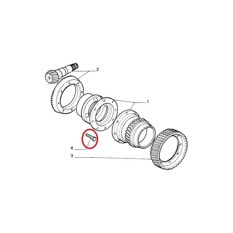 Screw - Fiat Panda 4X4 / Autobianchi Lancia Y10