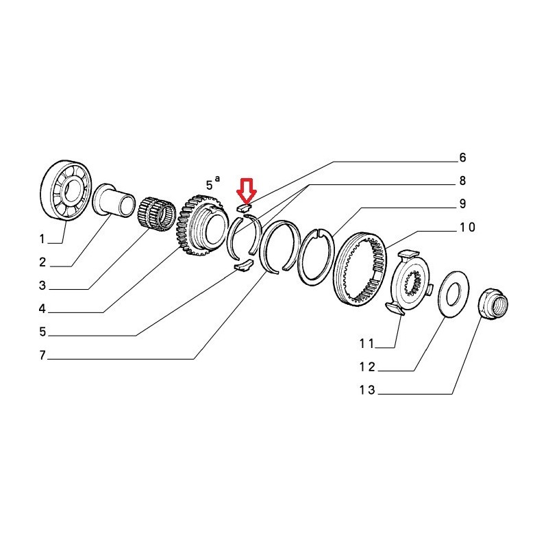 Clef - Fiat Cinquecento / Panda / Uno / Lancia Delta / Y10