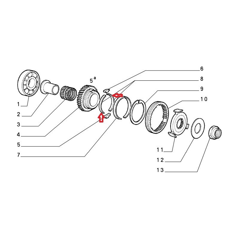 Clef - Fiat Cinquecento / Panda / Uno / Lancia Delta / Y10