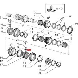 Ressort de boite de vitesse - Alfa Romeo / Fiat / Lancia