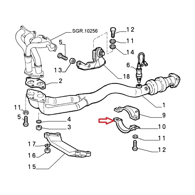 Collare  - Alfa Romeo / Fiat / Lancia