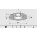 Pair of brake discs RearGTV/Spider
