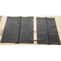 Set of two black front and rear hoods - Fiat Panda all